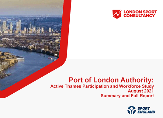 Active Thames 2021 survey cover