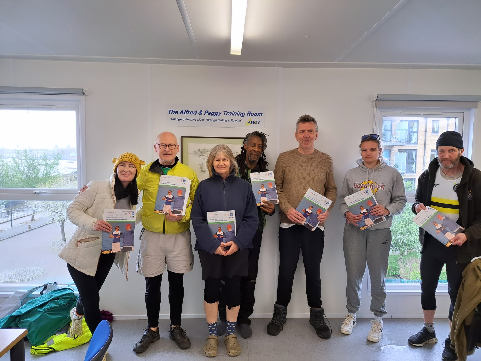 AHOY Centre British Rowing Coach Course participants