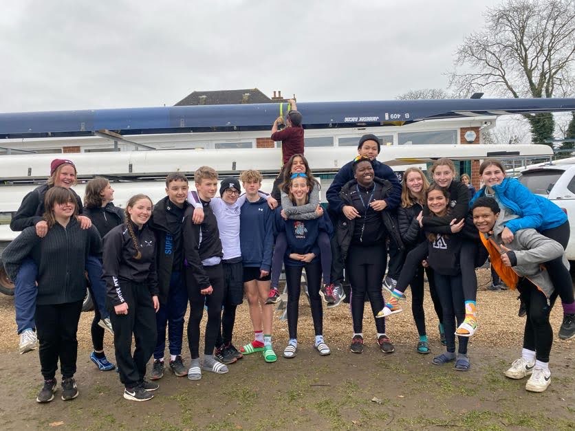 Participants at Brentford Community Boathouse
