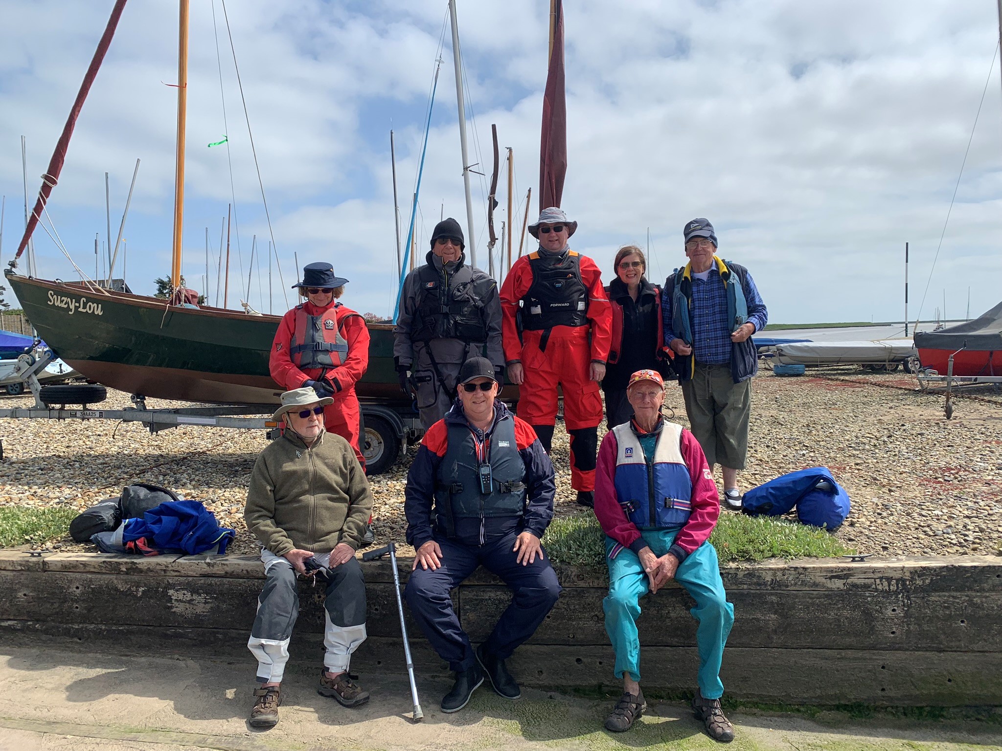 Participants at Erith Yacht Club