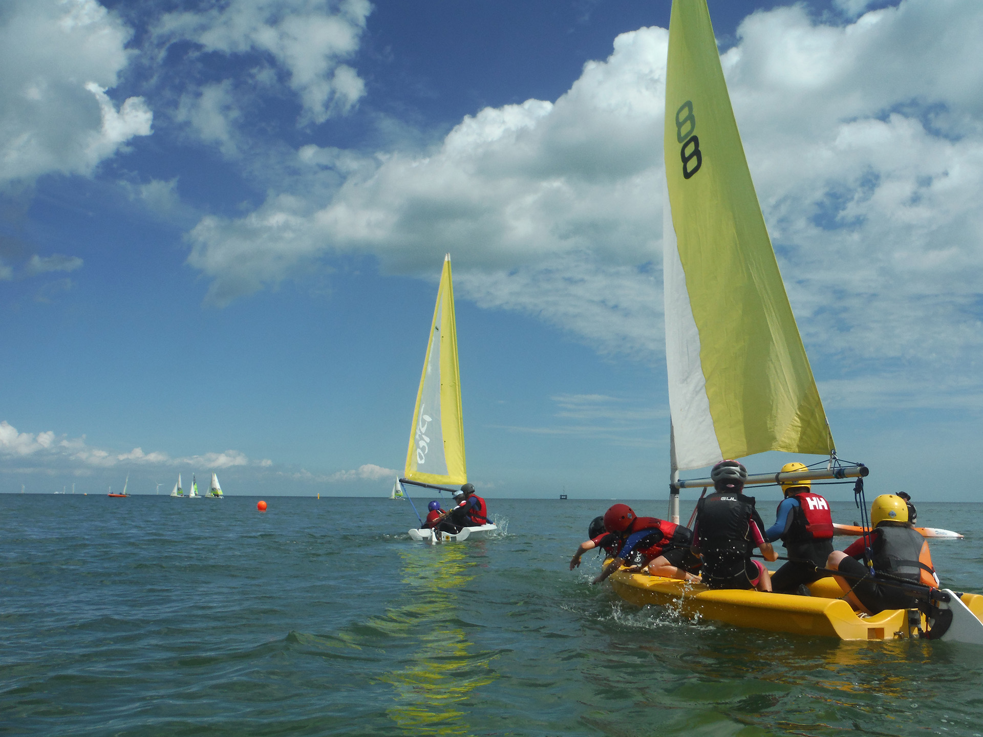 Sailing boats Herne Bay Sailing Club