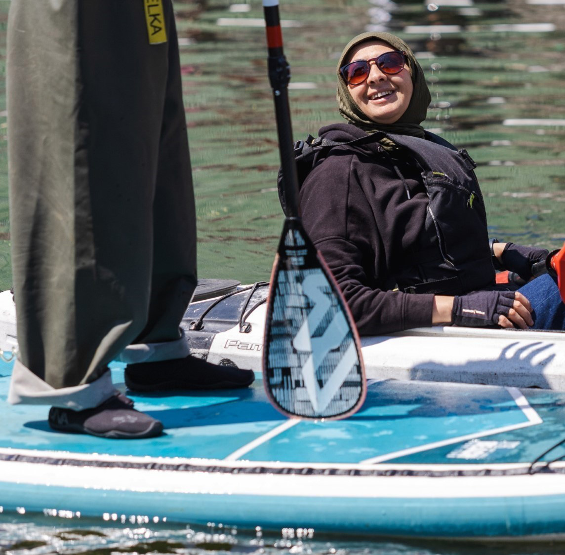 Poplar HARCA Paddleboard participant