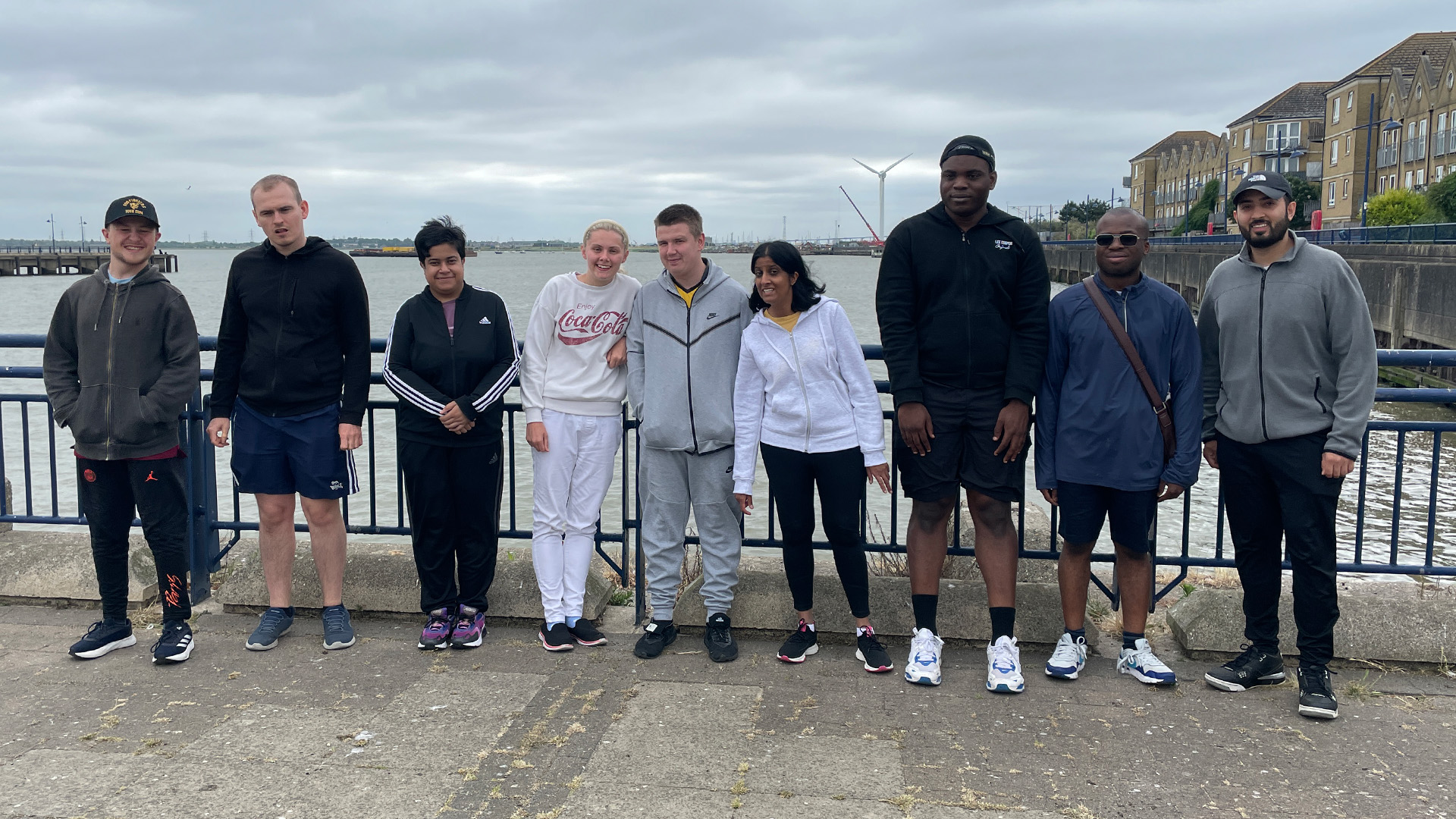 ReInstate participants at Erith Pier