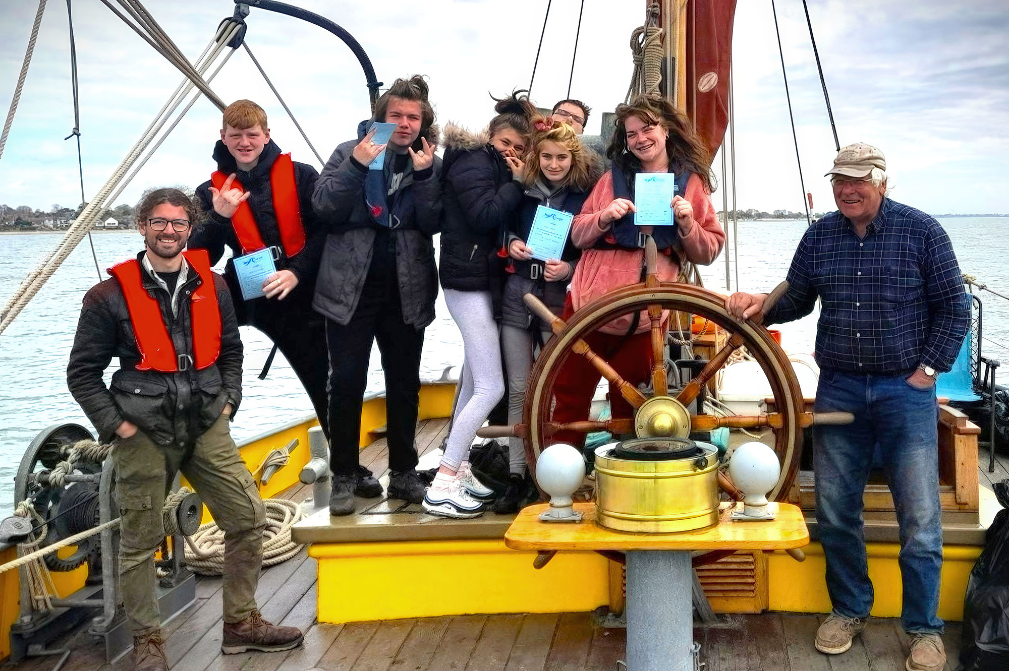 Sea-Change Sailing Trust on board the Blue Mermaid