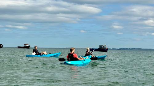 People kayaking at Southend 