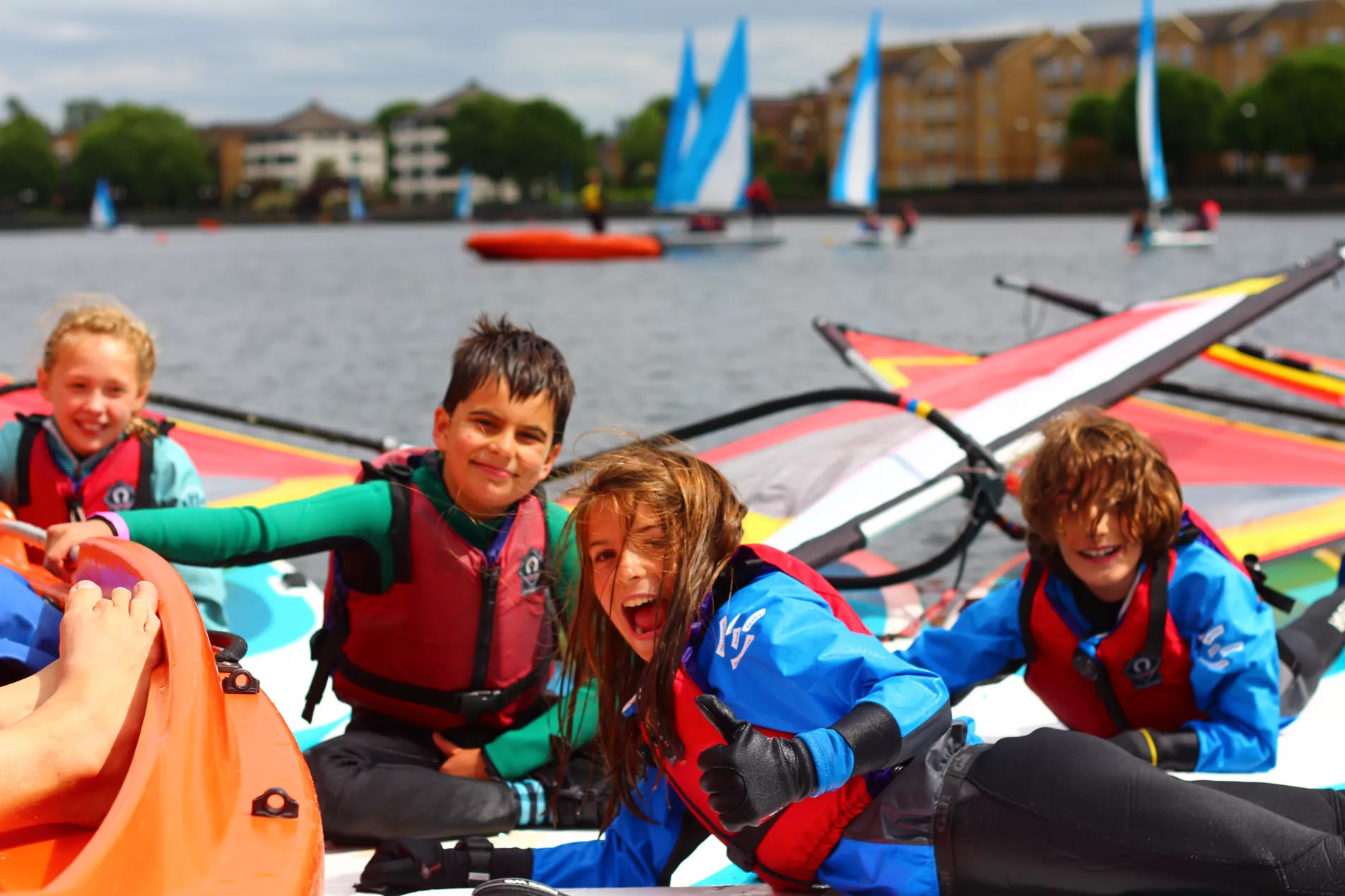 Children at Docklands Sailing and Watersports Centre