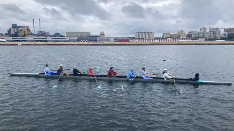 Rowing on the Thames