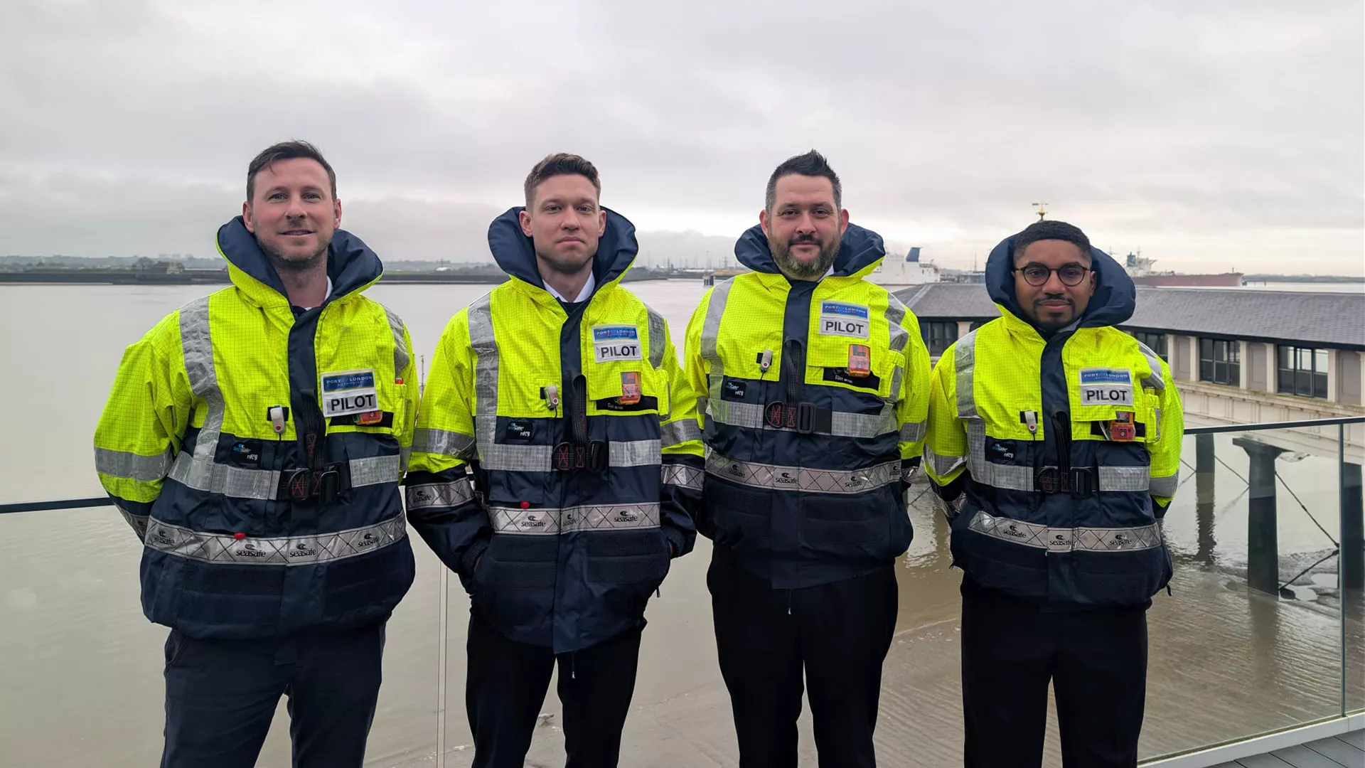 New PLA Trainee Marine Pilots. L-R Sean, Oleksandr, Jonathan and Storm