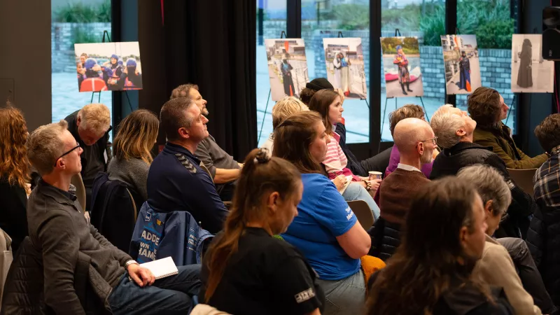 Active Thames Hub people sat watching presentations
